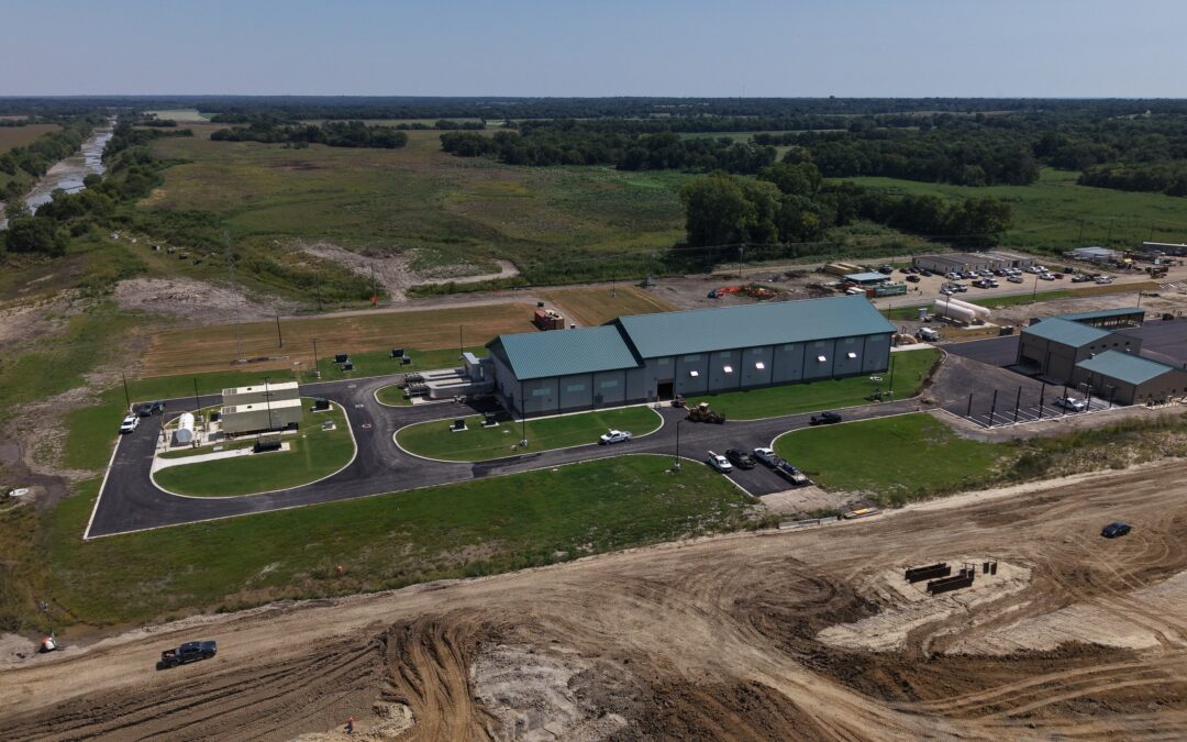 Lake Ralph Hall’s pump station – outside as of September 2025