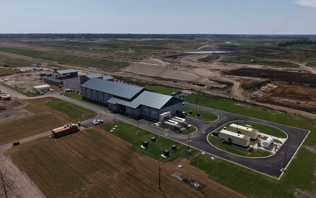 Lake Ralph Hall’s pump station – outside as of September 2025