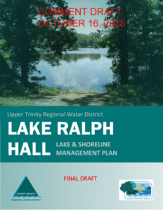 Draft Shoreline Management Plan (For Comment) - Lake Ralph Hall