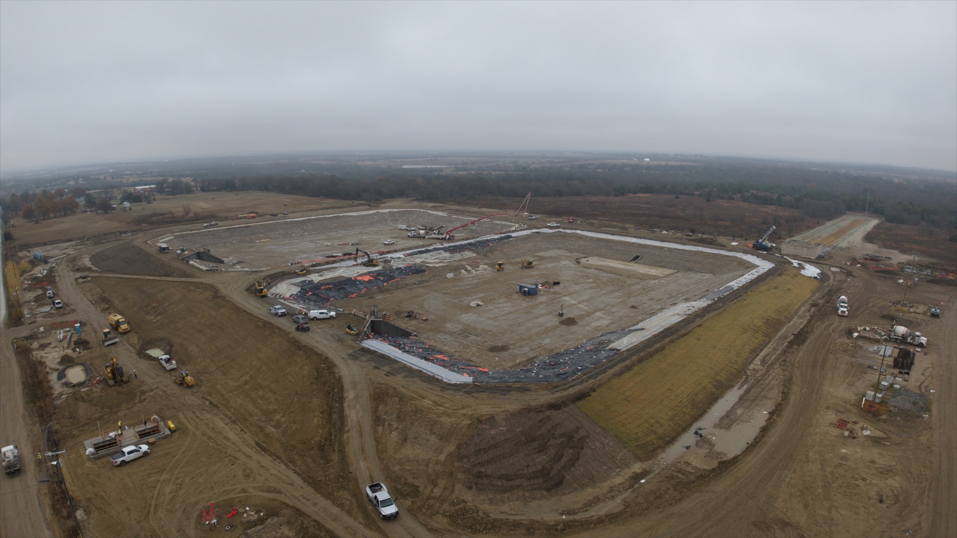 Balancing reservoir - as of December 2025 - Lake Ralph Hall Balancing reservoir - as of December 2025