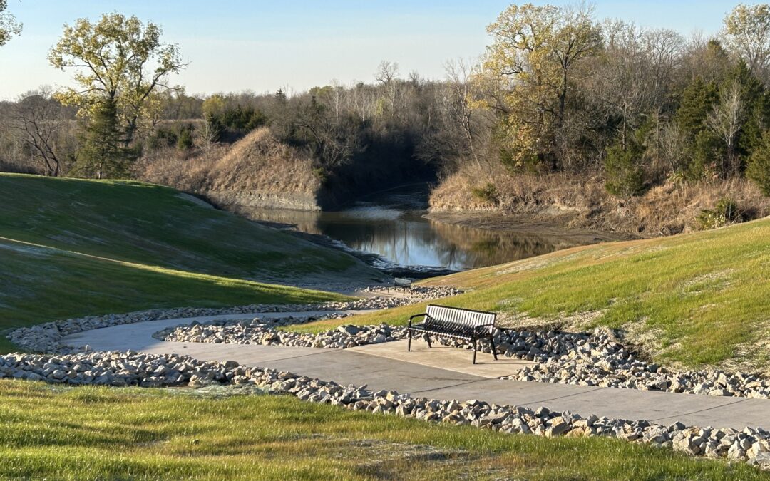 New Ladonia Fossil Park walkway to the river – December 2025