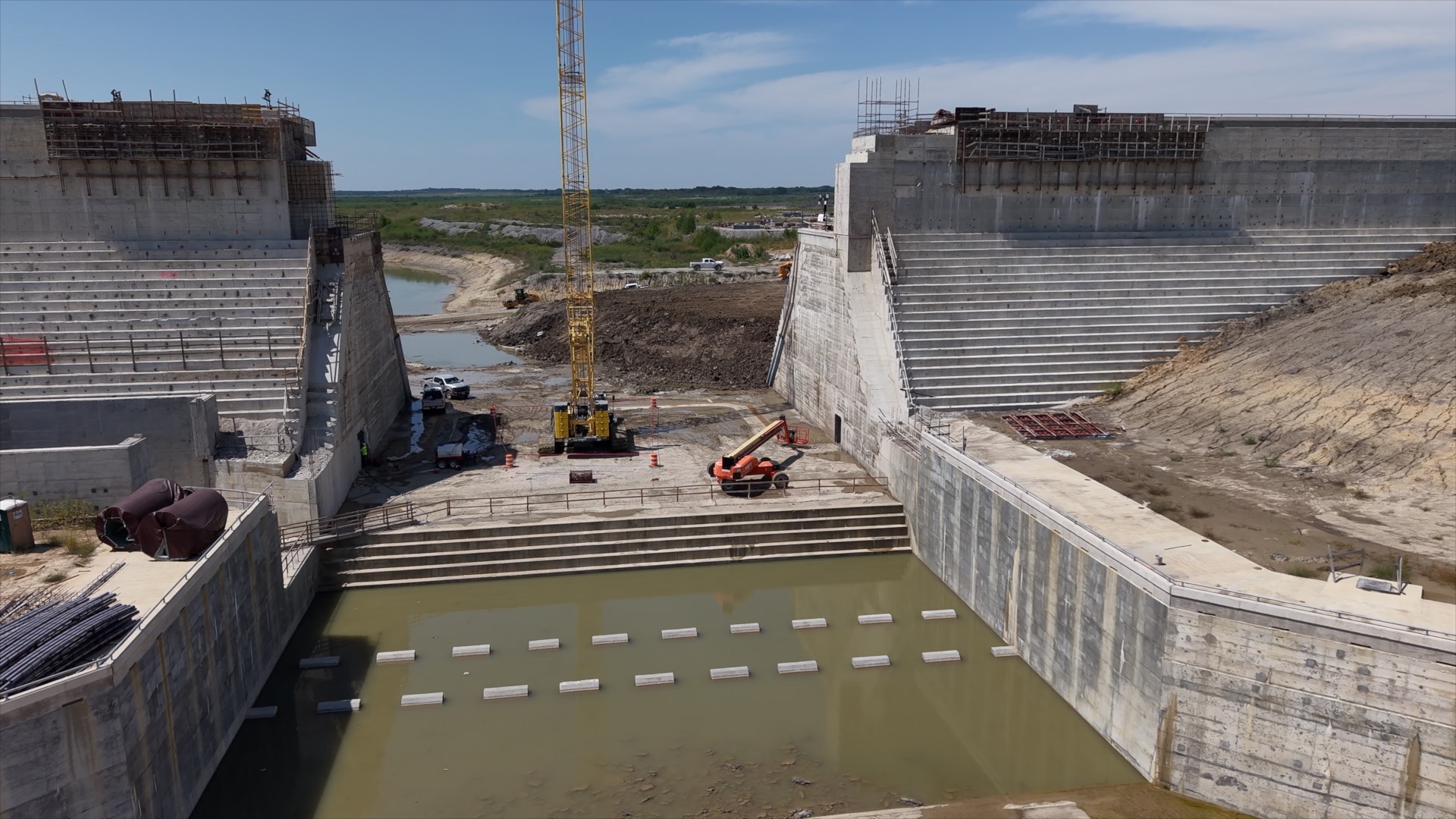 Spillway Work - Late 2025 - Lake Ralph Hall Spillway Work - Late 2025