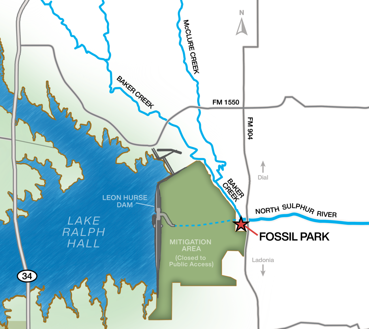 Lake Ralph Map Tx New fossil park is now open, plus a sneak peek at the future visitor ...