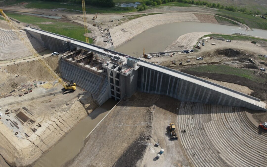 Water intake and spillway – April 2026