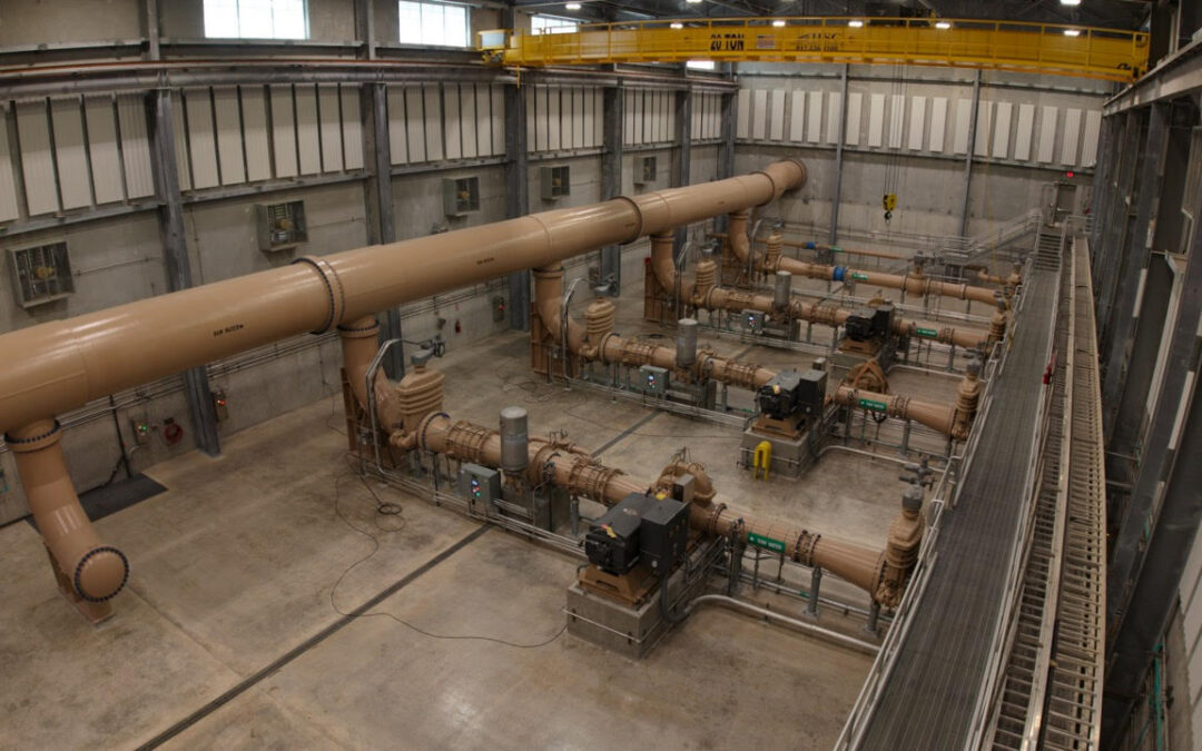 Inside of the pump station – April 2026