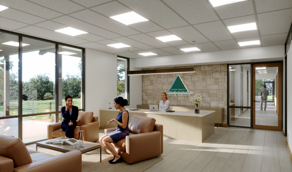 Visitor Center Rendering (reception area)